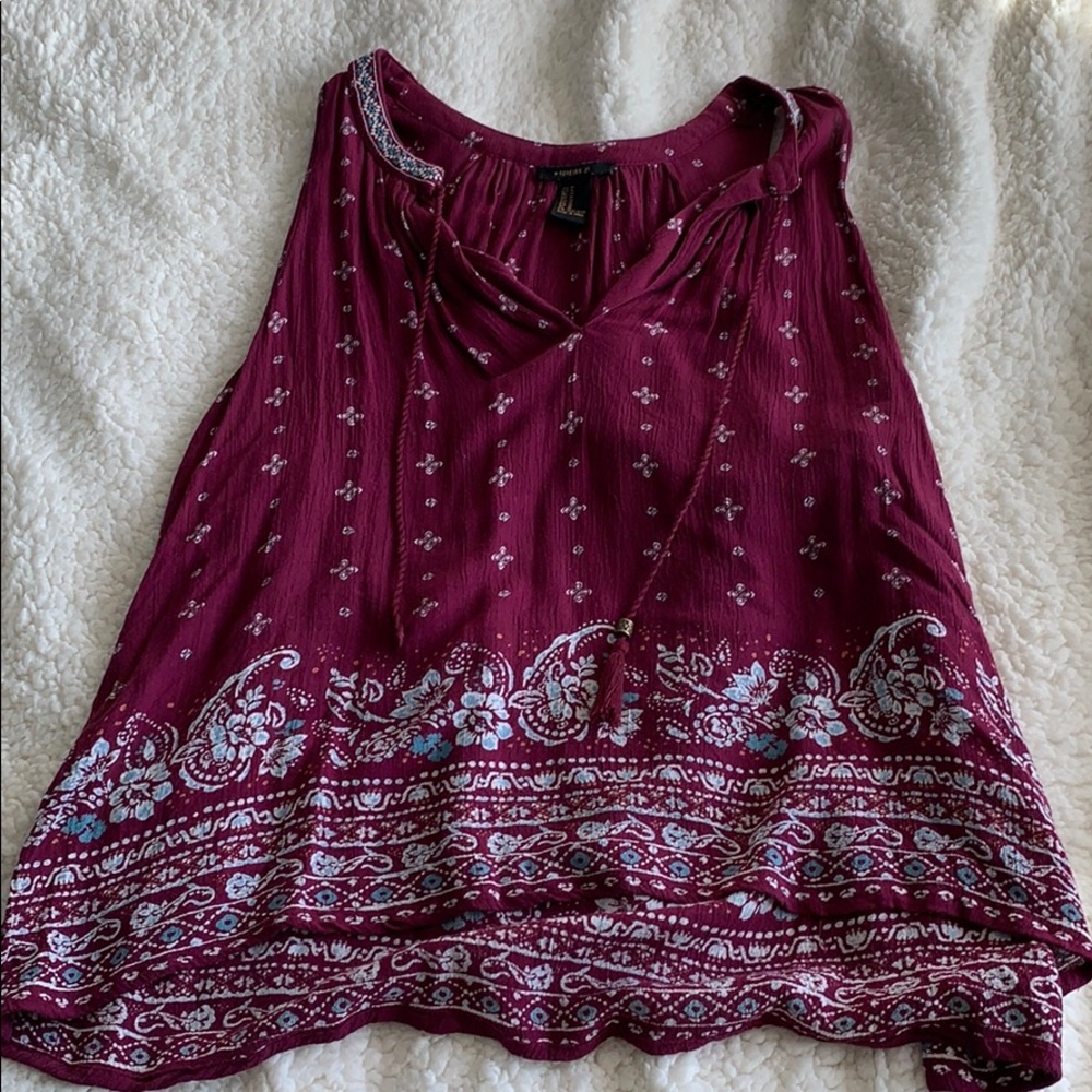 Pink/purple tank top